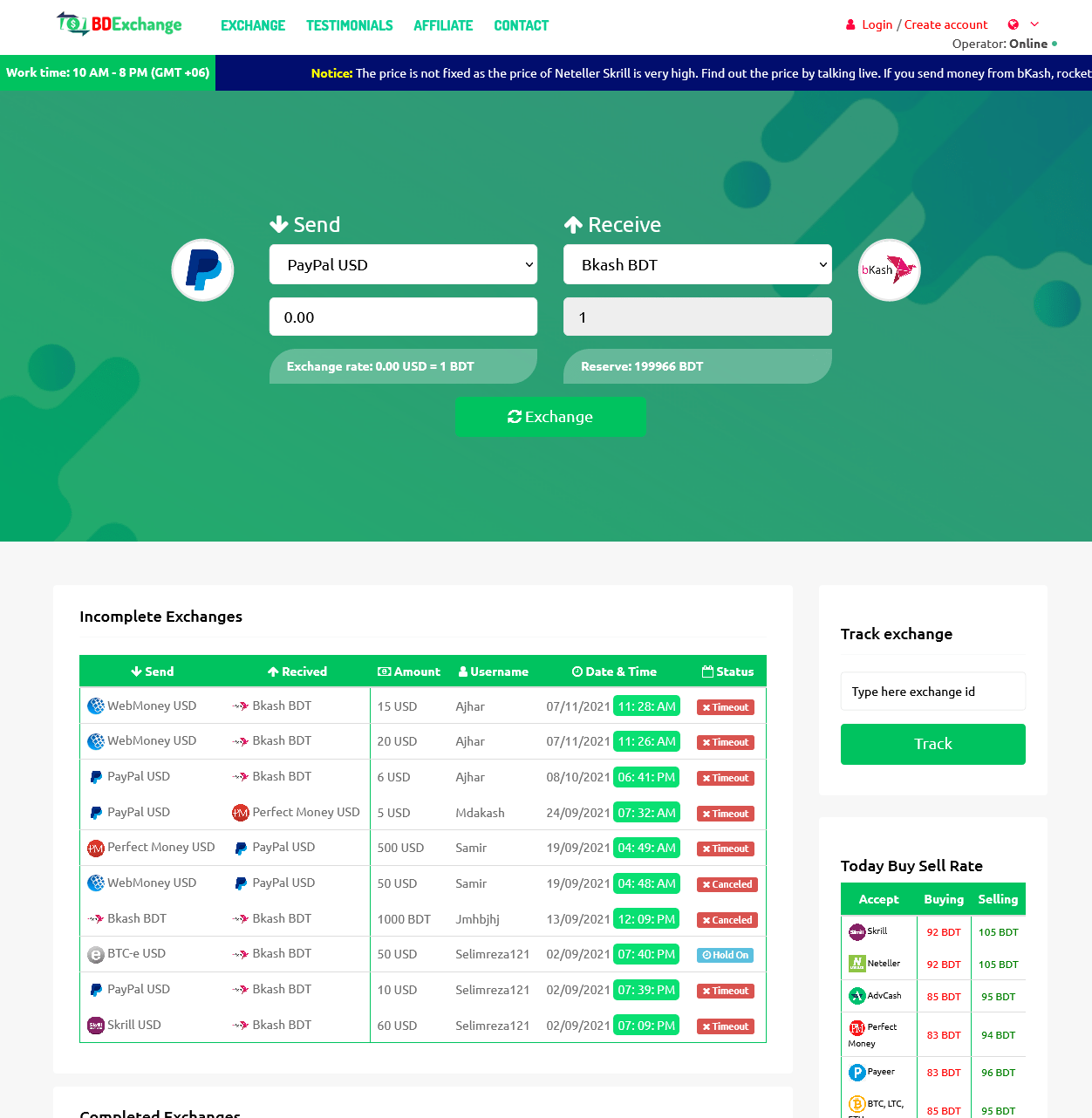 Dollar Buy SELL PHP Script, Exchange